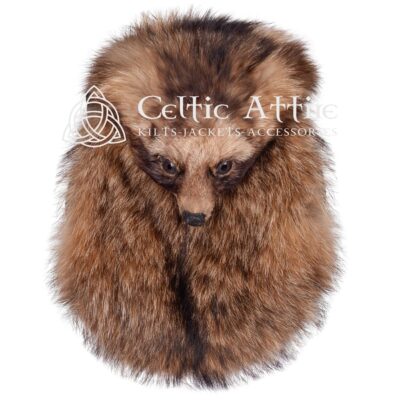 Full Mask Brown Coyote Sporran