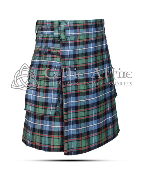 MacRae Ancient Tartan Utility Kilt - Image 3