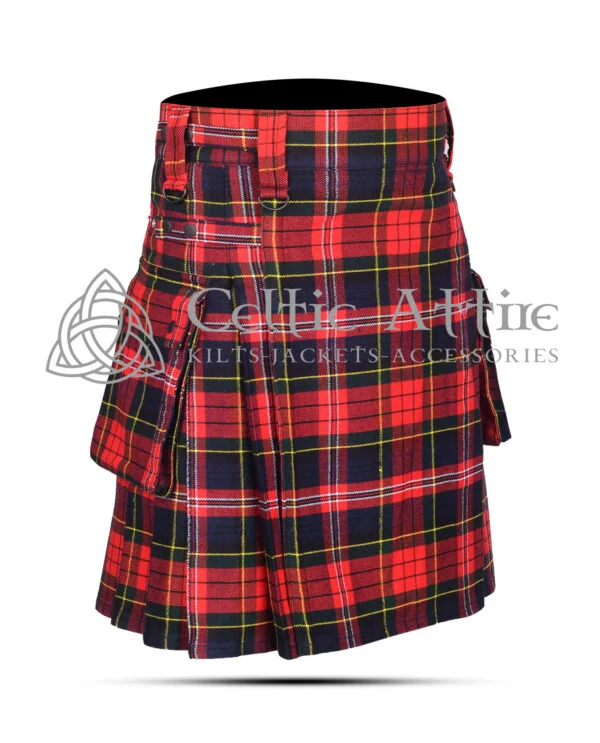 Macpherson Tartan Utility Kilt - Image 3