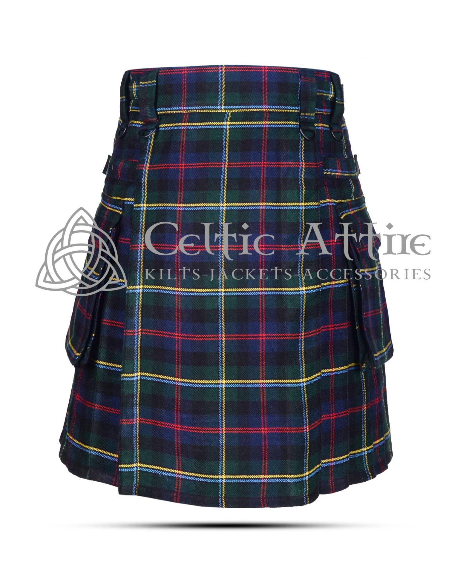 Malcolm Tartan Utility Pocket Kilt