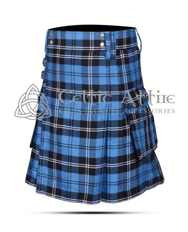 Ramsay Blue Hunting Tartan Utility Kilt - Image 3