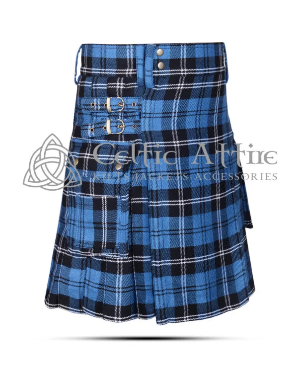 Ramsay Blue Hunting Tartan Utility Kilt - Image 2