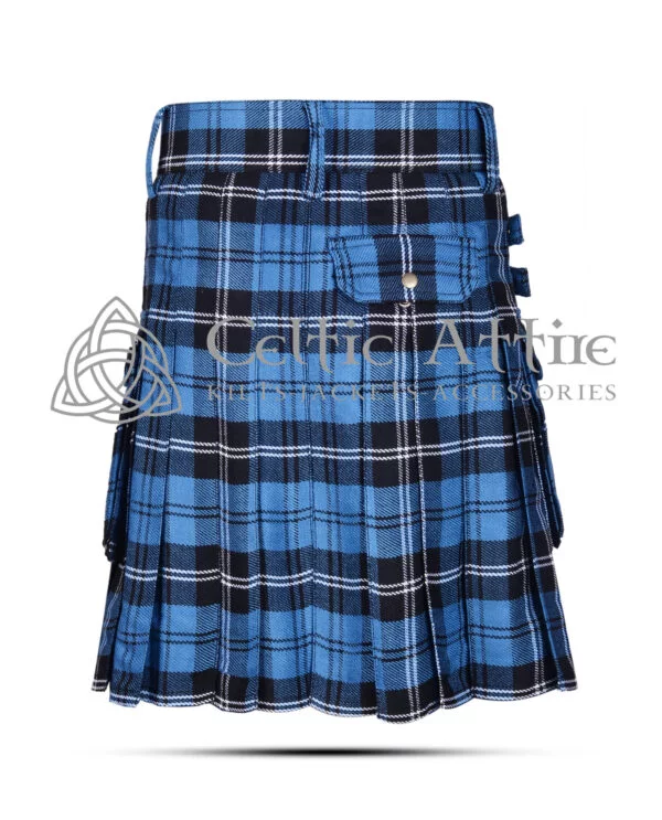 Ramsay Blue Hunting Tartan Utility Kilt - Image 4