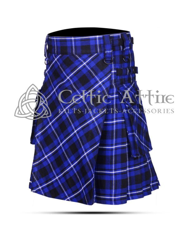 Ramsay Blue Hunting Tartan Utility Kilt - Image 2