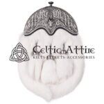 White-Rabbit-Fur-Full-Dress-Scottish-Sporran-Stag-Cantle-2