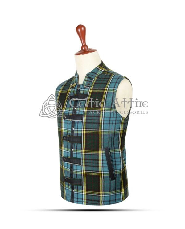 Anderson Tartan Punk Rock Vest