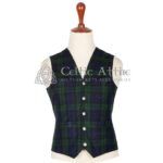 Black Watch Tartan Waistcoat
