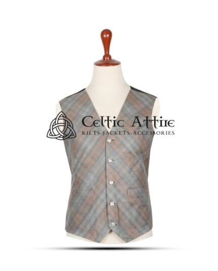 Black Watch Weathered Tartan Argyll Vest