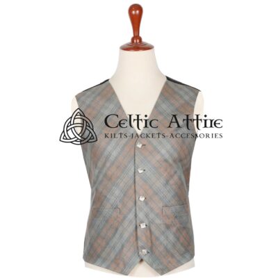 Black Watch Weathered Tartan Argyll Vest
