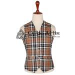Camel of Thompson Tartan Waistcoat