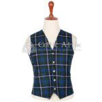 Douglas Blue Tartan Waistcoat
