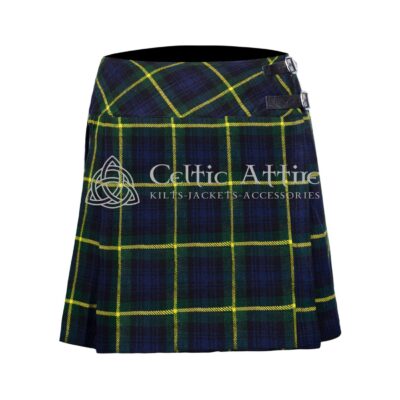 Gordon Tartan Women Knee Length Skirt