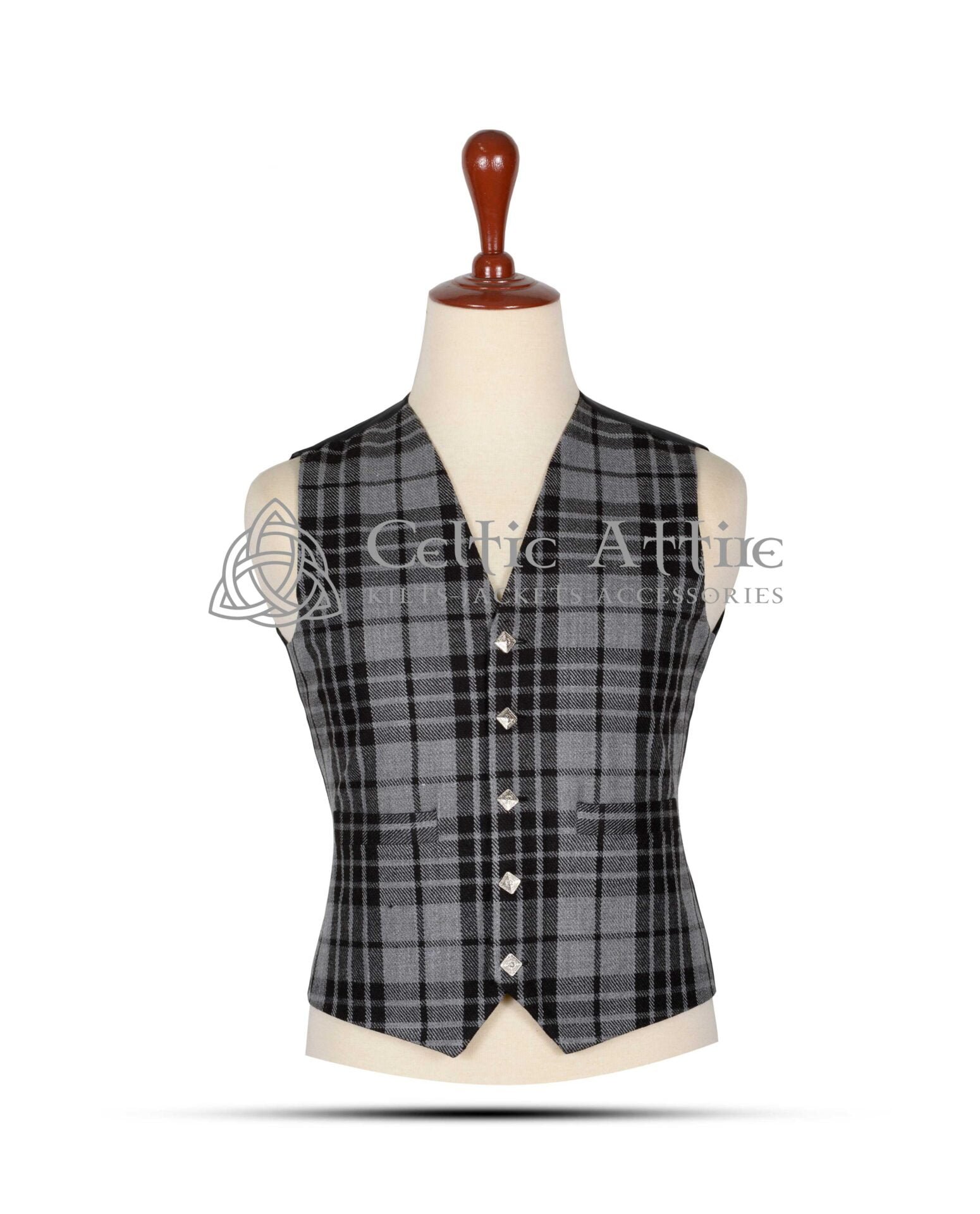 Gray Watch Tartan Waistcoat