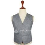 Argyll Waistcoat in Gray Wool