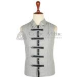 Gray Wool Punk Rock Waistcoat