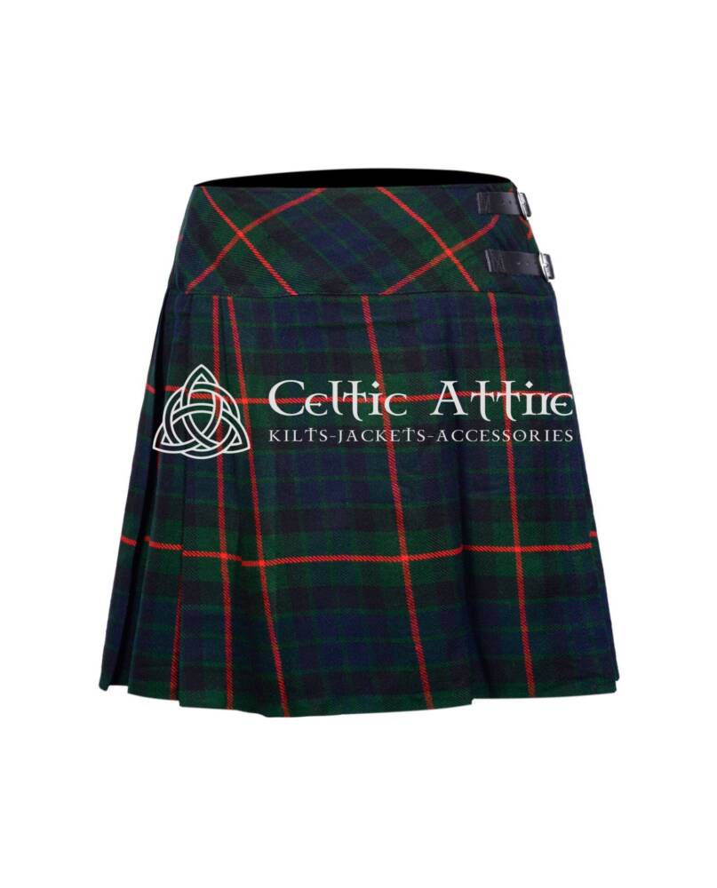Gunn-Tartan-Women-Skirt-front-view Gunn Tartan Women Knee Length Skirt