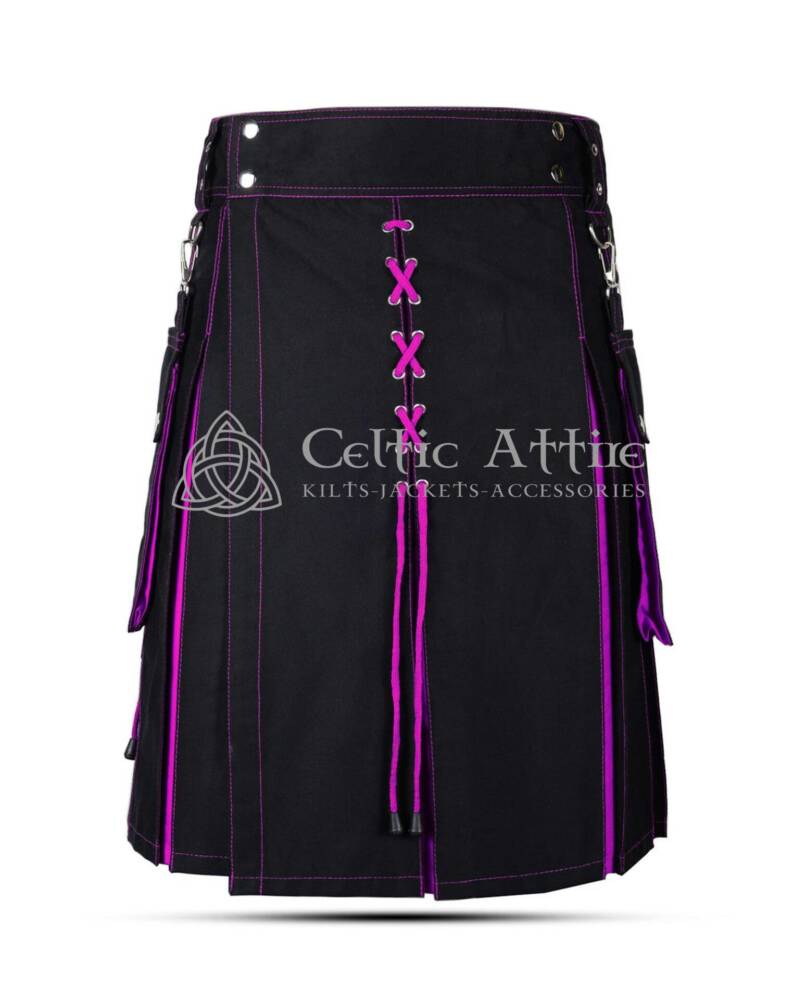 Halloween-Theme-Cotton-Hybrid-Kilt front