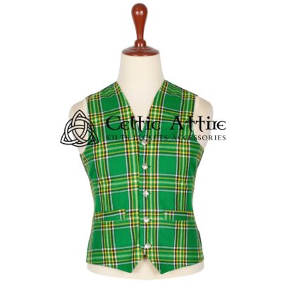 Irish Tartan Waistcoat