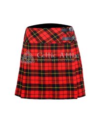 Wallace Tartan Women Knee Length Skirt