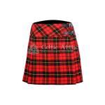 Wallace Tartan Women Knee Length Skirt