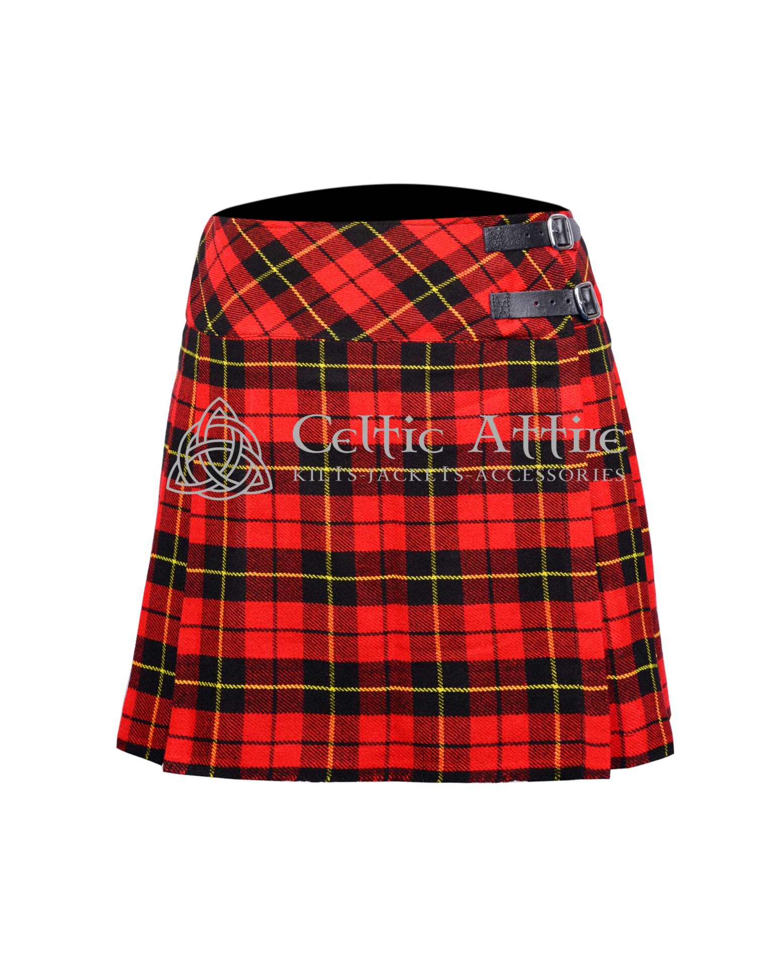 Wallace Tartan Women Knee Length Skirt