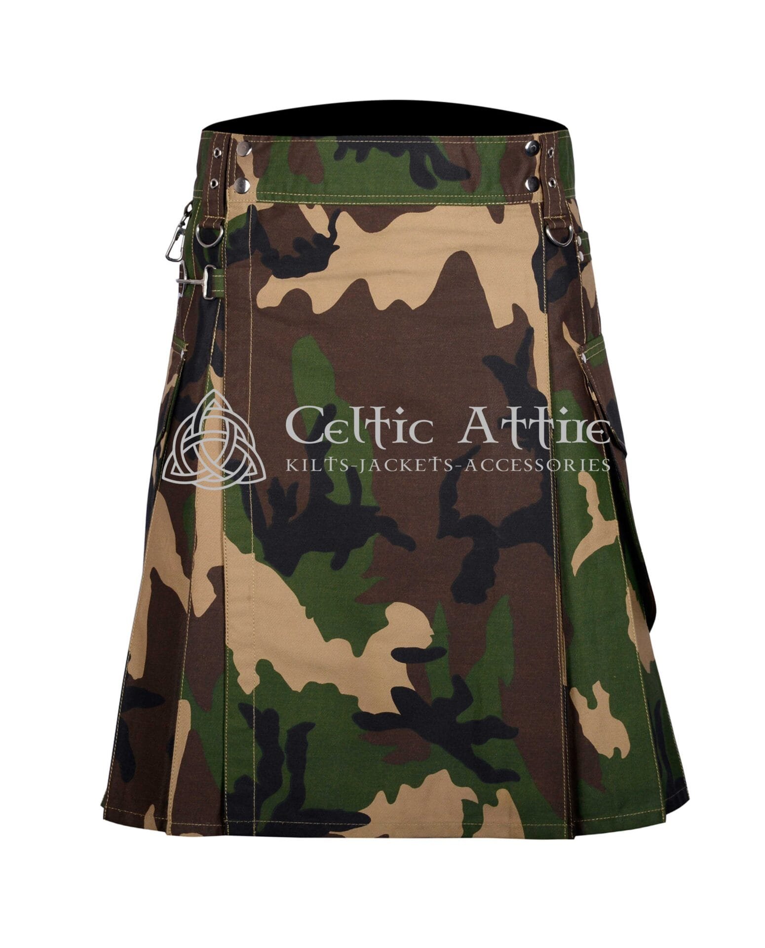 Army Camo Cotton Utility Kilt