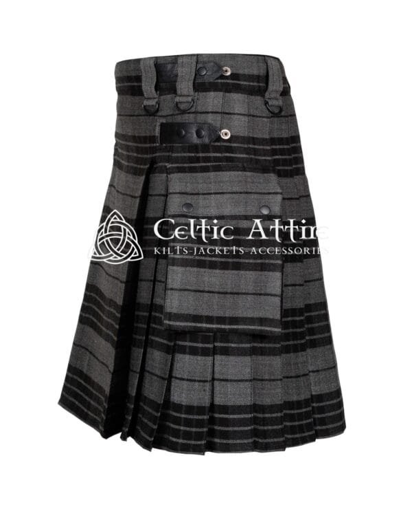 Gray Watch Tartan Utility Kilt - Image 2