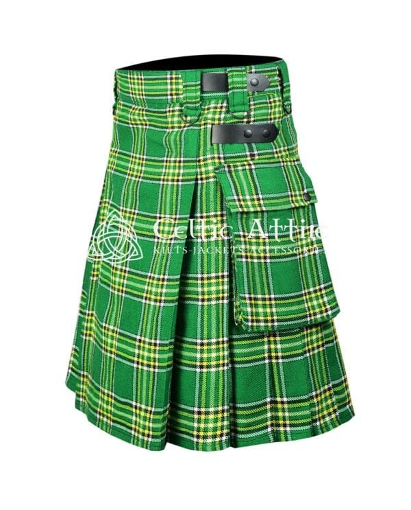 Irish Tartan Utility Kilt - Image 2