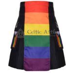 LGBTQ Pride Flag Scottish Hybrid Utility Kilt