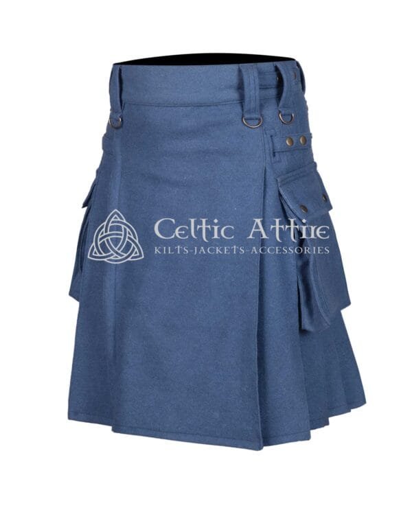 Lovat Blue Utility Kilt - Image 3