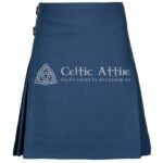 Lovat Blue Wool 8 Yard Kilt