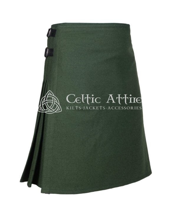 Lovat Green Wool 8 Yard Kilt - Image 3