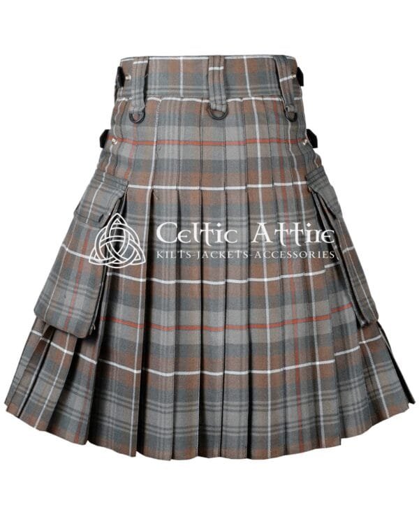 Mackenzie Weathered Tartan Utility Kilt - Image 3