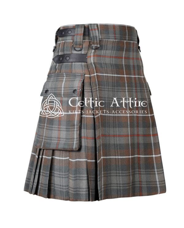 Mackenzie Weathered Tartan Utility Kilt - Image 2