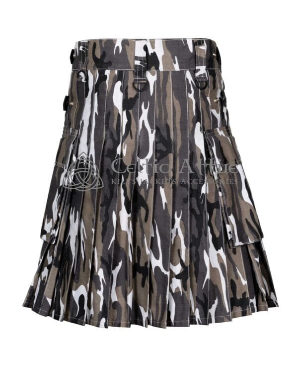 Urban Camo Utility Kilt Leather Straps - Image 2