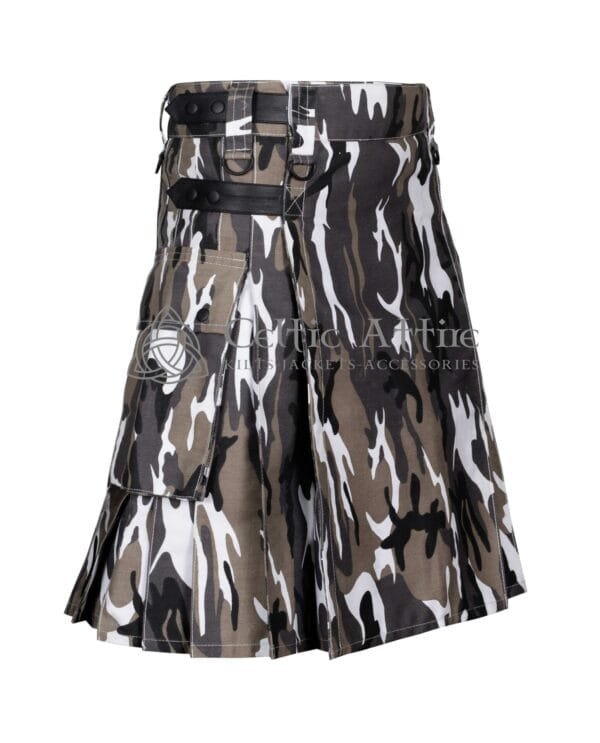 Urban Camo Utility Kilt Leather Straps - Image 3