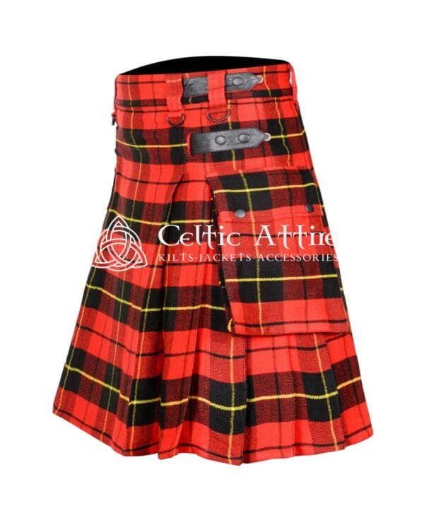 Wallace Tartan Utility Kilt - Image 3