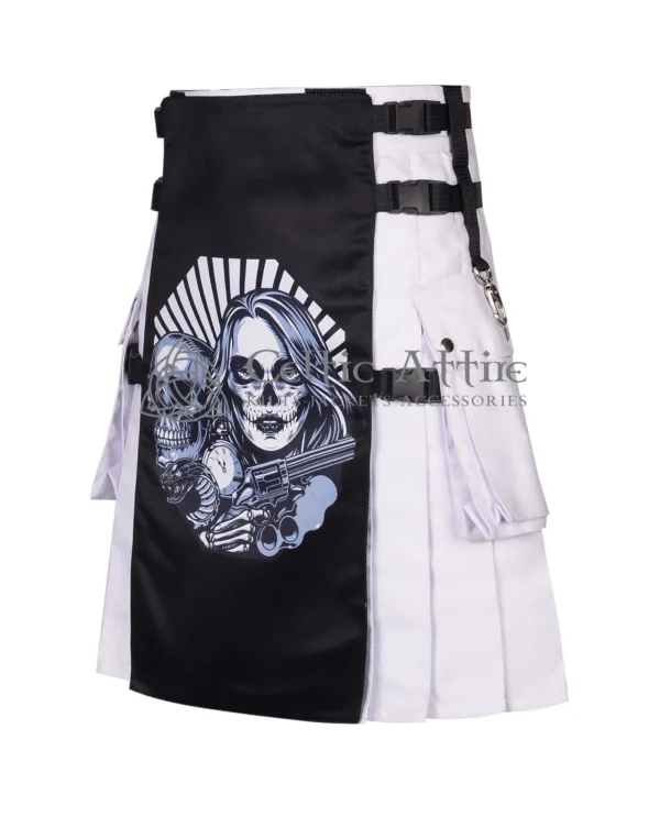 Angel of Death White Black Kilt - Image 2