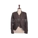 Brown Tweed Wool Argyll Jacket and Waistcoat