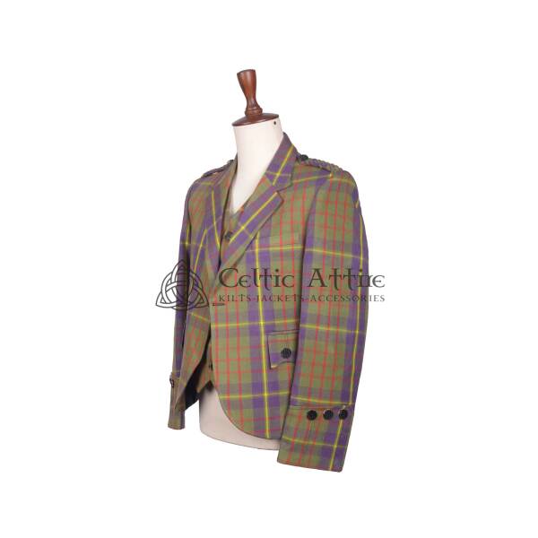 Cameron Hunting Ancient Tartan Jacket & Waistcoat - Image 3