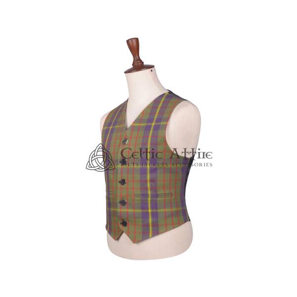 Cameron Hunting Ancient Tartan Jacket & Waistcoat - Image 5