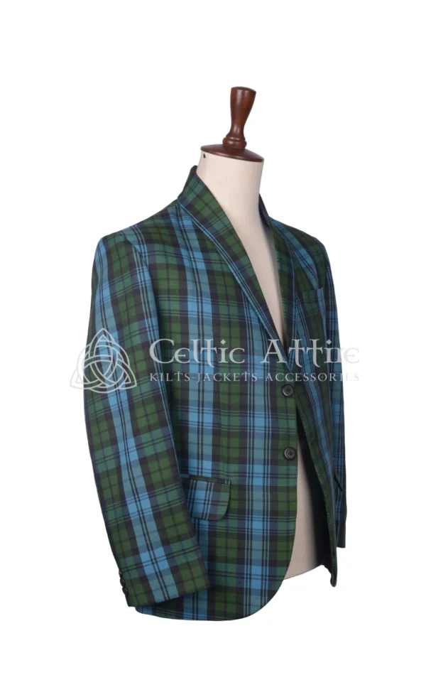 Campbell Ancient Tartan Scottish Jacket - Image 3
