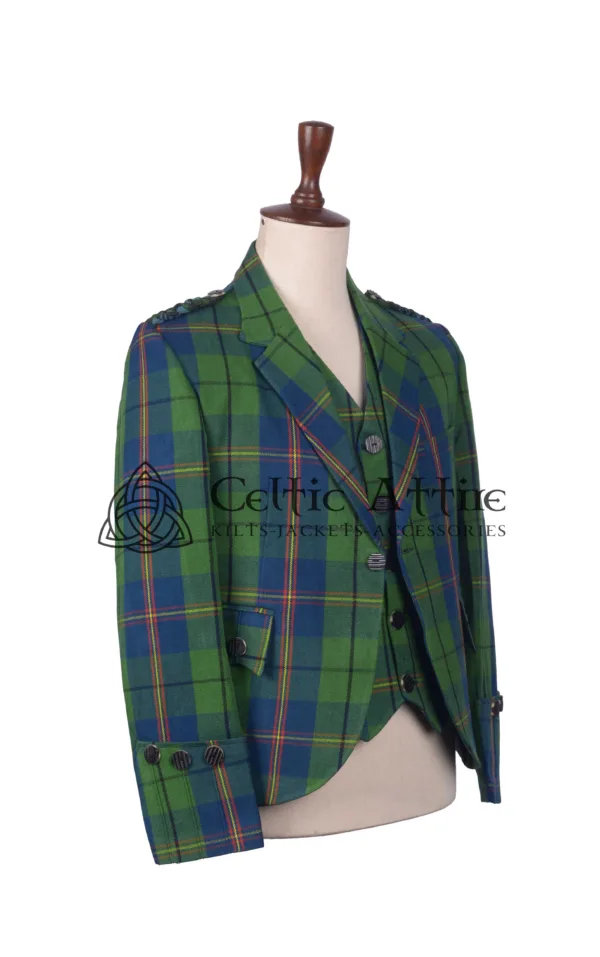 Carmichael Tartan Argyll Jacket and Waistcoat - Image 2