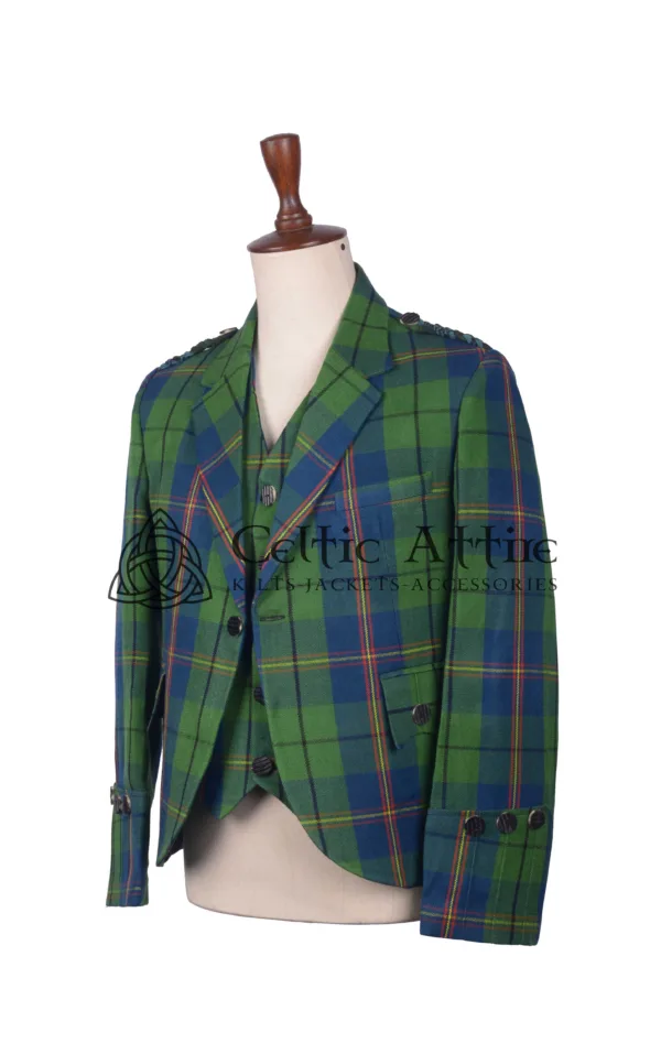 Carmichael Tartan Argyll Jacket and Waistcoat - Image 3