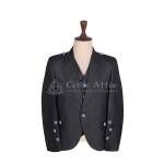 Charcoal Gray Wool Crail Jacket and Waistcoat