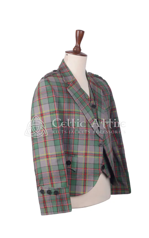 Craig Tartan Argyll Jacket and Waistcoat - Image 2