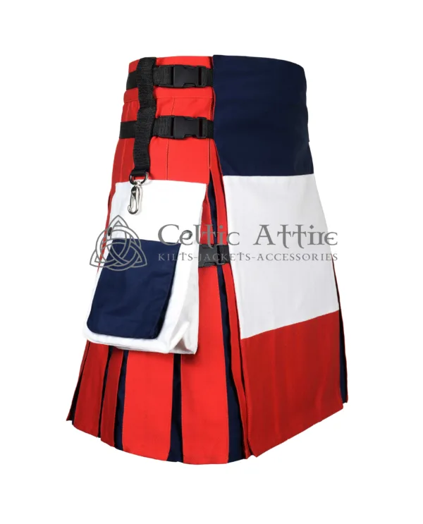 French Flag Utility Kilt - Image 3