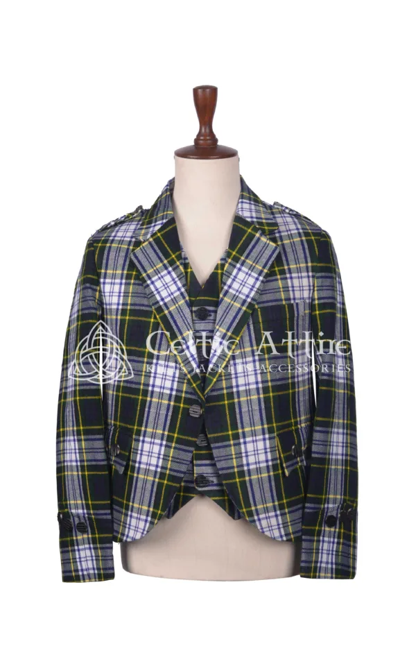 Gordon Dress Tartan Argyll Jacket and Waistcoat