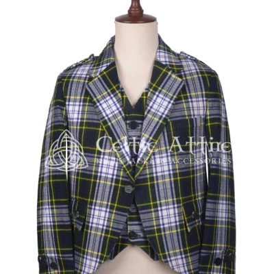 Gordon Dress Tartan Argyll Jacket and Waistcoat