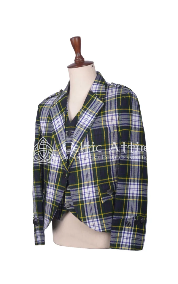 Gordon Dress Tartan Argyll Jacket and Waistcoat - Image 2